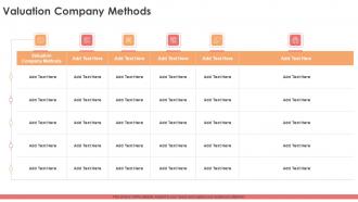 Valuation Company Methods In Powerpoint And Google Slides Cpb