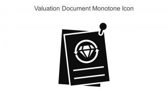 Valuation Document Monotone Icon In Powerpoint Pptx Png And Editable Eps Format