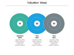 Valuation ideas ppt powerpoint presentation professional topics cpb