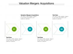 Valuation mergers acquisitions ppt powerpoint presentation gallery design templates cpb