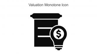 Valuation Monotone Icon In Powerpoint Pptx Png And Editable Eps Format