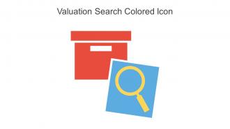 Valuation Search Colored Icon In Powerpoint Pptx Png And Editable Eps Format