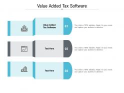 Value added tax software ppt powerpoint presentation model good cpb