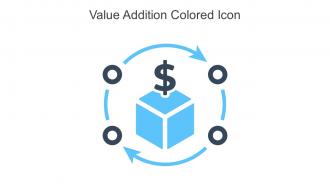 Value Addition Colored Icon In Powerpoint Pptx Png And Editable Eps Format