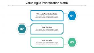 Value Agile Prioritization Matrix Ppt Powerpoint Presentation Inspiration Introduction Cpb