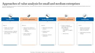 Value Analysis Powerpoint Ppt Template Bundles Idea Engaging