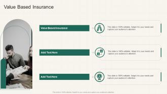 Value Based Insurance In Powerpoint And Google Slides Cpb