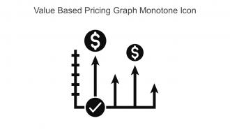 Value Based Pricing Graph Monotone Icon In Powerpoint Pptx Png And Editable Eps Format