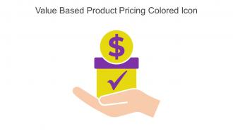 Value Based Product Pricing Colored Icon In Powerpoint Pptx Png And Editable Eps Format