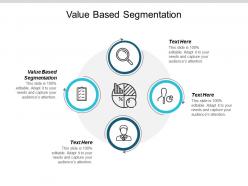 Value based segmentation ppt powerpoint presentation background designs cpb