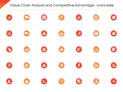 Value chain analysis and competitive advantage icons slide ppt powerpoint show
