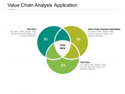 Value chain analysis application ppt powerpoint presentation slides cpb