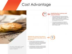 Value chain analysis competitive advantage cost advantage ppt professional