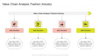Value Chain Analysis Fashion Industry In Powerpoint And Google Slides Cpb