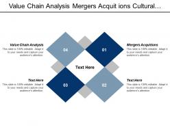 Value chain analysis mergers acquit ions cultural diversity workplace cpb