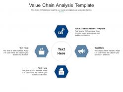 Value chain analysis template ppt powerpoint presentation portfolio design ideas cpb