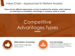 Value chain approaches to perform analysis sample ppt files