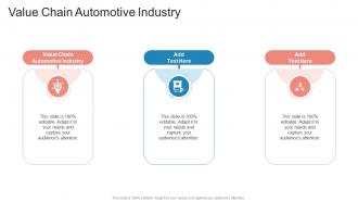 Value Chain Automotive Industry In Powerpoint And Google Slides Cpb