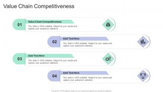 Value Chain Competitiveness In Powerpoint And Google Slides Cpb