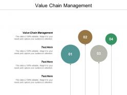 Value chain management ppt powerpoint presentation infographic template demonstration cpb