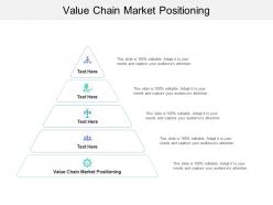 Value chain market positioning ppt powerpoint presentation infographics graphics cpb