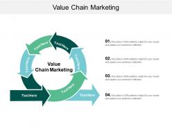 Value chain marketing ppt powerpoint presentation portfolio ideas cpb