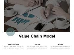 Value chain model ppt powerpoint presentation layouts influencers cpb