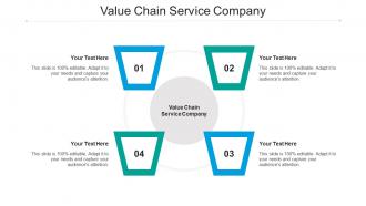 Value chain service company ppt powerpoint presentation ideas example file cpb