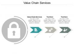 Value chain services ppt powerpoint presentation pictures brochure cpb