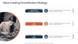 Value Creating Diversification Strategy In Powerpoint And Google Slides Cpb