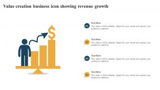 Value Creation Business Icon Showing Revenue Growth