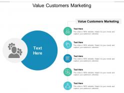 Value customers marketing ppt powerpoint presentation outline maker cpb