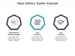 Value delivery system example ppt powerpoint presentation icon layout ideas cpb