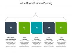 Value driven business planning ppt powerpoint presentation slides images cpb