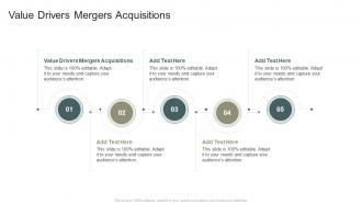Value Drivers Mergers Acquisitions In Powerpoint And Google Slides Cpb