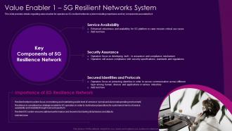 Value Enabler 1 5g Resilient Networks System 5g Network Architecture Guidelines