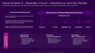 Value Enabler 3 Operator Cloud Importance And Key Drivers 5g Network Architecture Guidelines