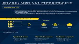 Value Enabler 3 Operator Cloud Importance And Key Drivers Deployment Of 5g Wireless System