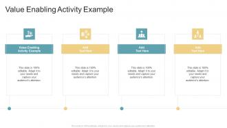 Value Enabling Activity Example In Powerpoint And Google Slides Cpb