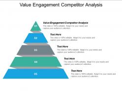 Value engagement competitor analysis ppt powerpoint presentation deck cpb