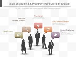 Value engineering and procurement powerpoint shapes