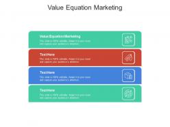 Value equation marketing ppt powerpoint presentation pictures display cpb