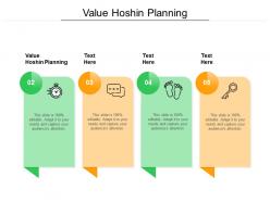 Value hoshin planning ppt powerpoint presentation ideas tips cpb