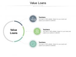 Value loans ppt powerpoint presentation infographic template format ideas cpb
