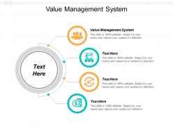 Value management system ppt powerpoint presentation infographics example cpb