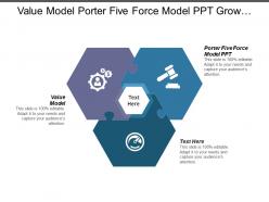 Value model porter five force model ppt grow model cpb