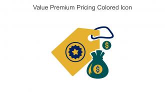 Value Premium Pricing Colored Icon In Powerpoint Pptx Png And Editable Eps Format