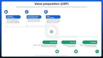 Value Preposition USP Kong Investor Funding Elevator Pitch Deck