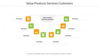 Value products services customers ppt powerpoint presentation model example file cpb