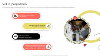 Value Proposition Carpooling Service Pitch Deck